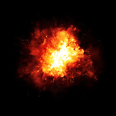 Image showing explosion fire