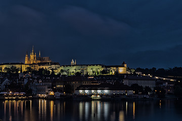 Image showing Prague by night