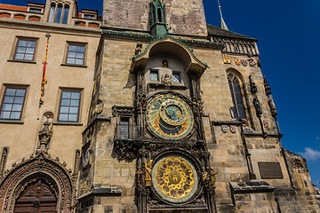 Image showing Astronomical clock in Prague