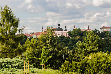 Image showing Red rooftops of Prague