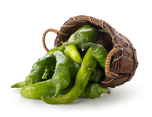 Image showing Pepper in a basket