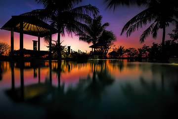 Image showing Tropical swimmingpool