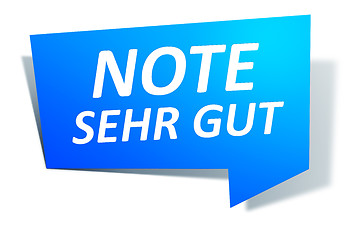 Image showing Web Element Note sehr gut