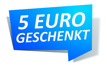 Image showing Web Element 5 Euro geschenkt