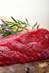 Image showing fresh raw beef cut ready to cook