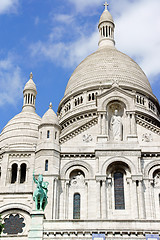 Image showing The Basilica of the Sacred Heart (Basilique du Sacre-Coeur) in P