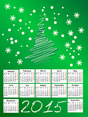 Image showing 2015 calendar