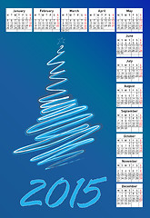 Image showing 2015 calendar