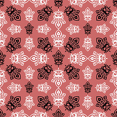 Image showing Vintage seamless pattern.