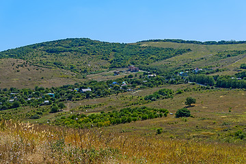 Image showing Village in the mountains