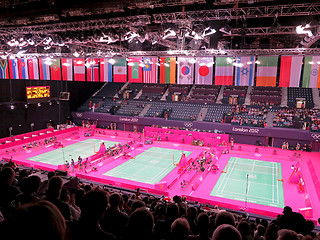 Image showing Olympic Badminton