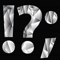 Image showing crystal question mark