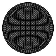 Image showing Carbon Fiber Textured Button