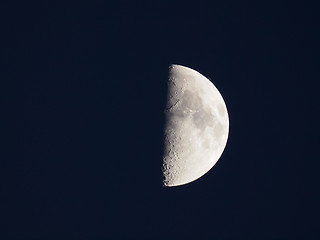 Image showing First quarter moon