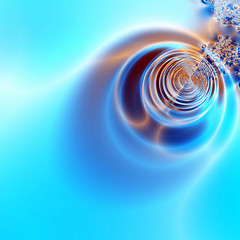 Image showing Blue ripples