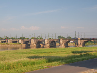 Image showing Elbe river in Dresden