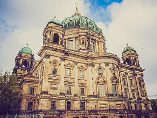 Image showing Retro look Berliner Dom