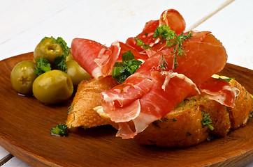 Image showing Jamon Tapas