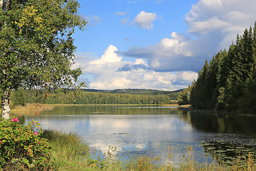 Image showing Lake Scenery in Central Finland