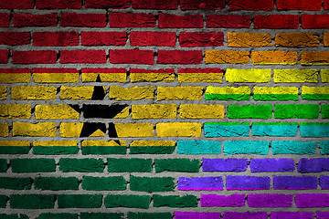 Image showing Dark brick wall - LGBT rights - Ghana