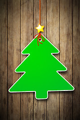 Image showing christmas tree tag