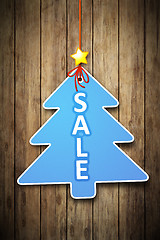 Image showing christmas tree tag