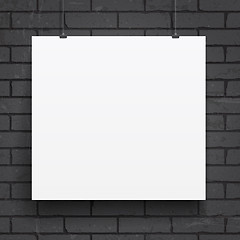 Image showing Blank paper poster