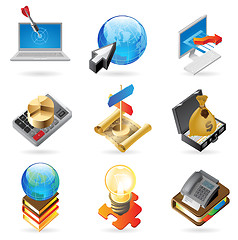 Image showing Icon concepts for success