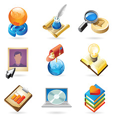 Image showing Icon concepts for web