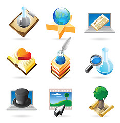 Image showing Icon concepts for knowledge