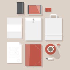 Image showing Corporate identity mock-up