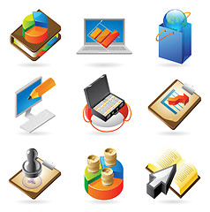 Image showing Icon concepts for business