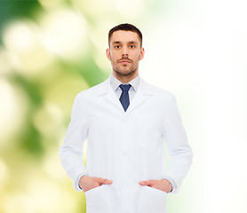 Image showing male doctor in white coat