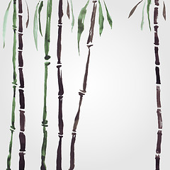 Image showing Bamboo in Chinese style.