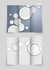 Image showing Tri-fold brochure template design