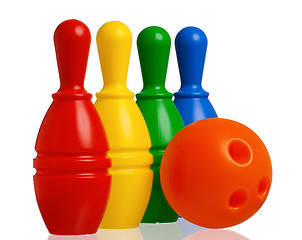 Image showing Toy bowling