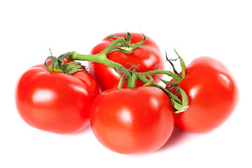 Image showing Bunch of ripe tomato