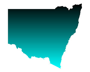 Image showing Map of New South Wales