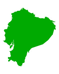 Image showing Map of Ecuador