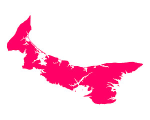 Image showing Map of Prince Edward Island