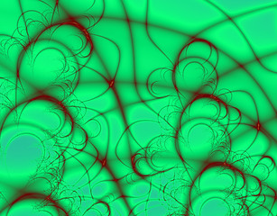 Image showing Green curves