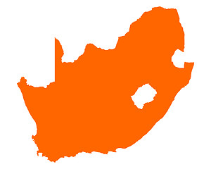Image showing Map of South Africa