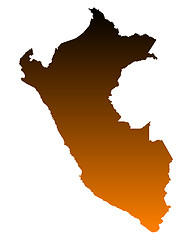 Image showing Map of Peru