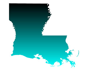 Image showing Map of Louisiana