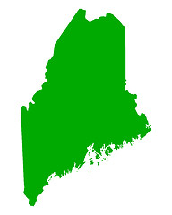 Image showing Map of Maine