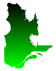 Image showing Map of Quebec