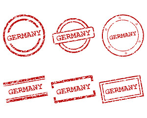 Image showing Germany stamps