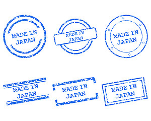 Image showing Made in Japan stamps