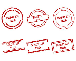 Image showing Made in USA stamps