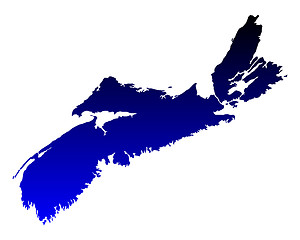 Image showing Map of Nova Scotia